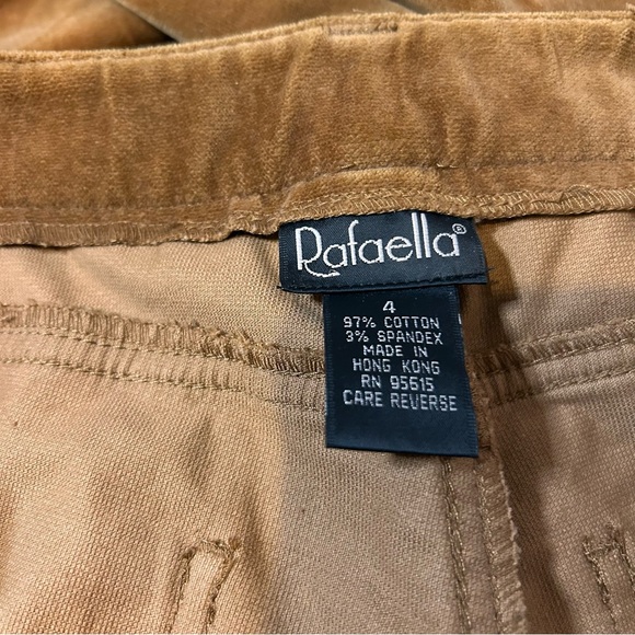 Rafaella Velveteen Pants - Size 4 - Picture 7 of 8